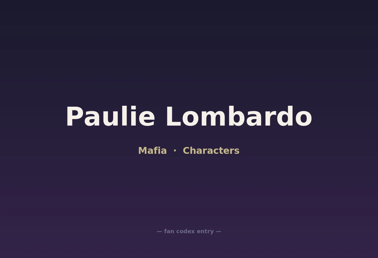 Paulie Lombardo