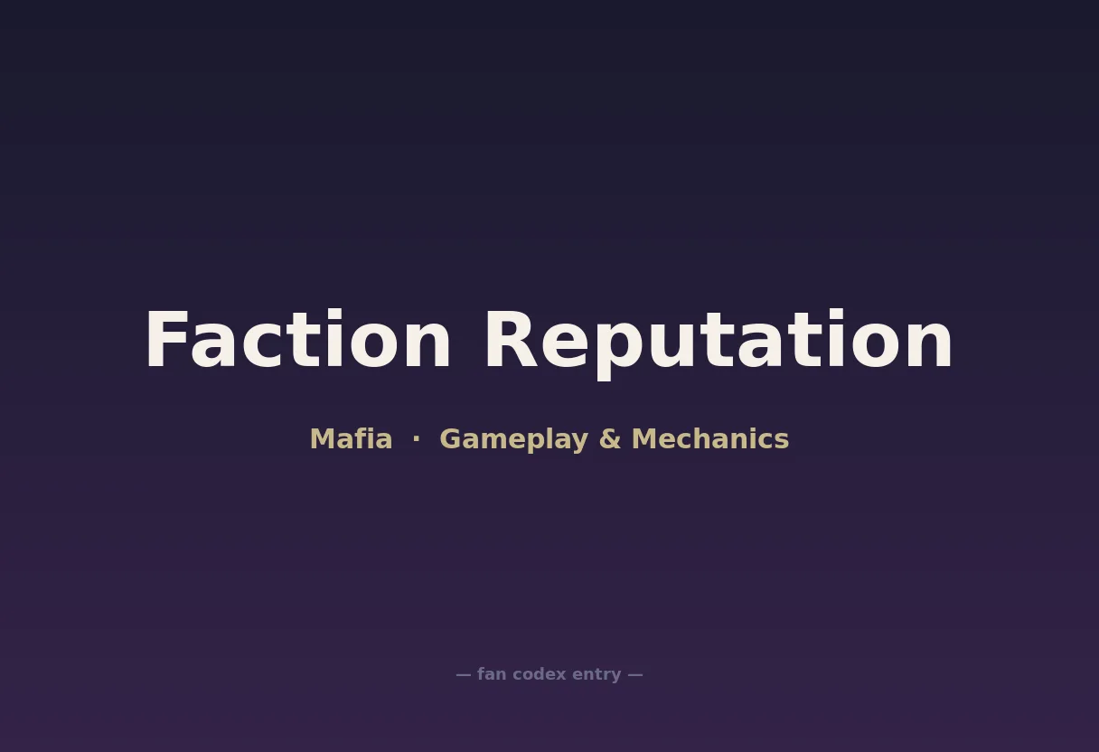 Faction Reputation