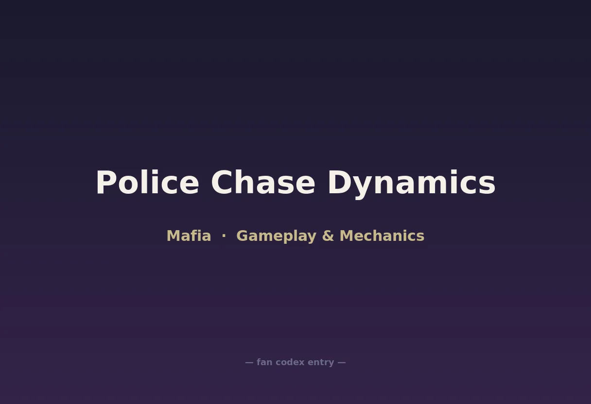 Police Chase Dynamics