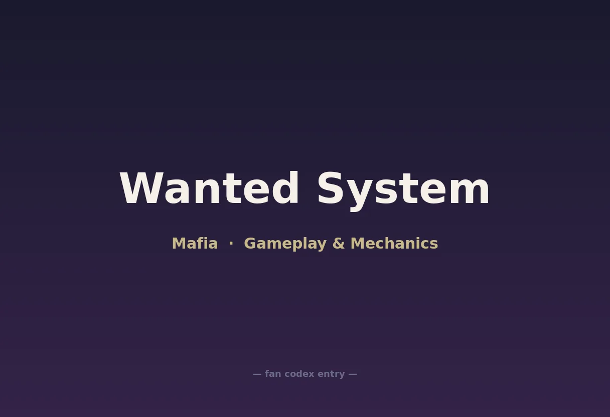 Wanted System