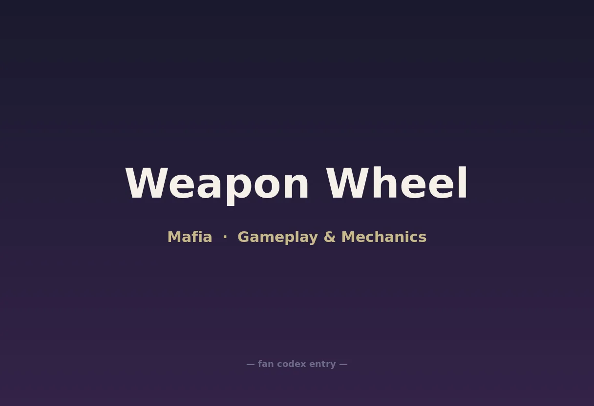 Weapon Wheel