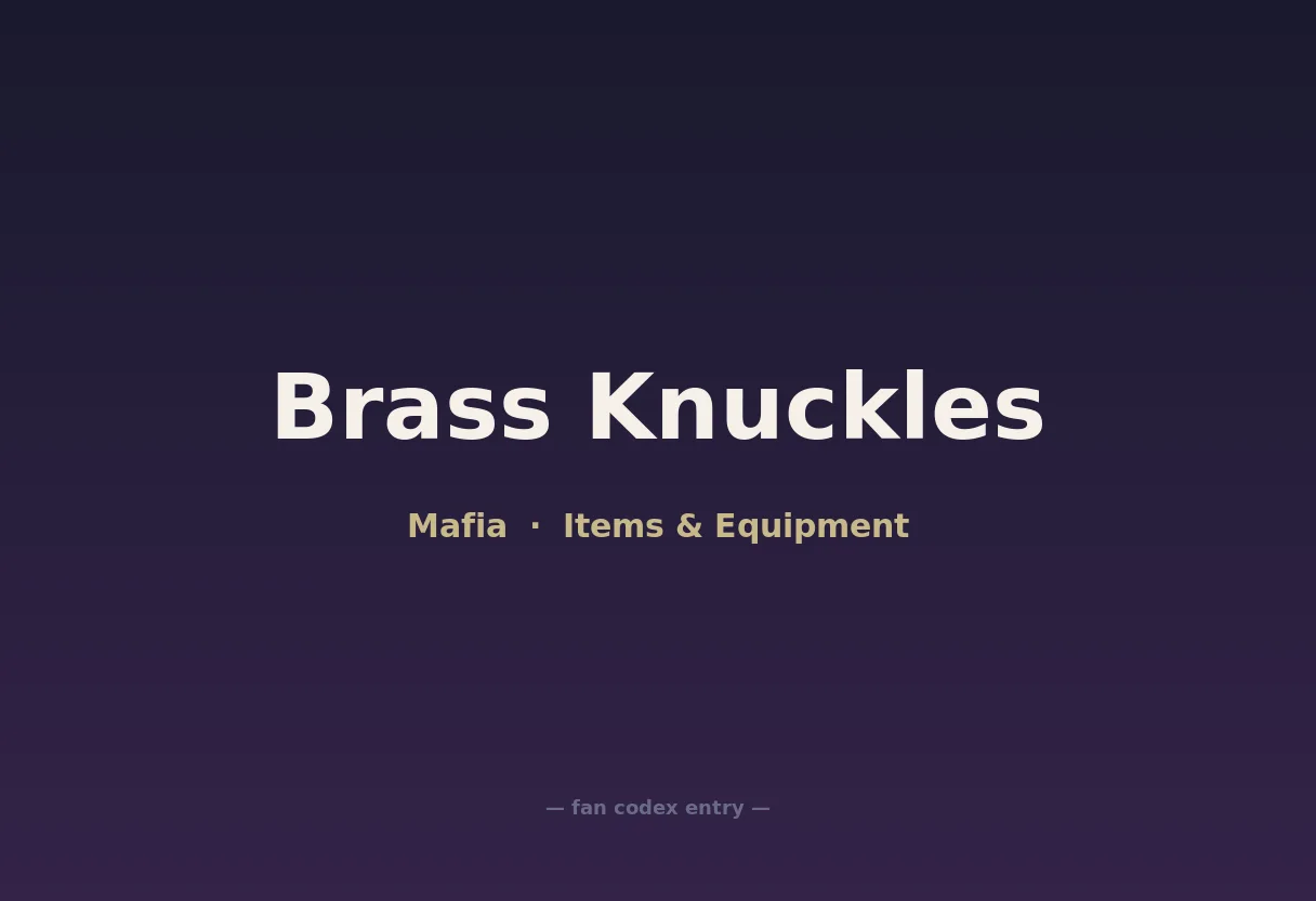 Brass Knuckles