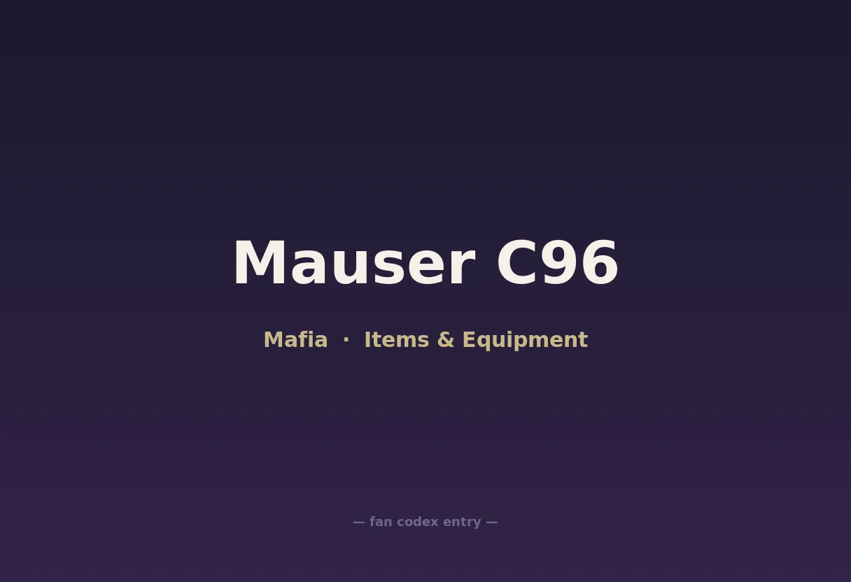 Mauser C96