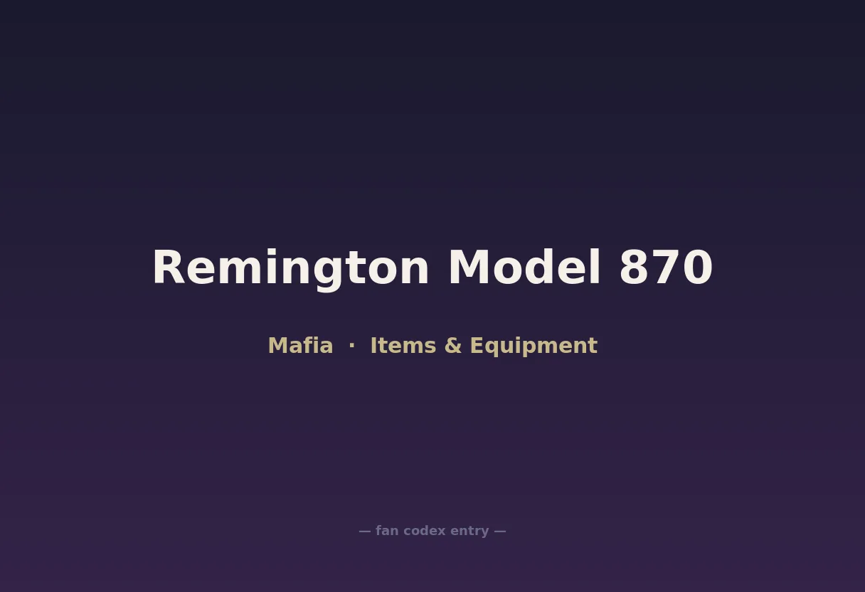 Remington Model 870